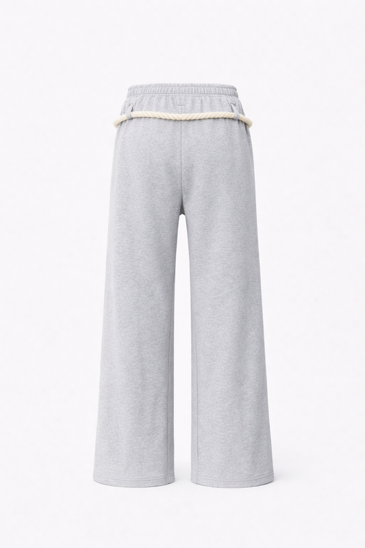 LUME Series 7 Wide-Leg Pants Light Grey