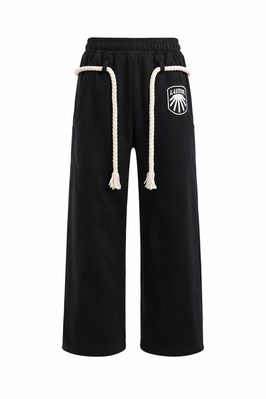 LUME Series 7 Wide-Leg Pants  Black