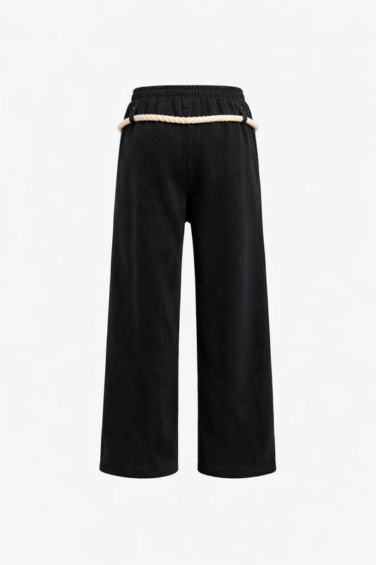 LUME Series 7 Wide-Leg Pants  Black