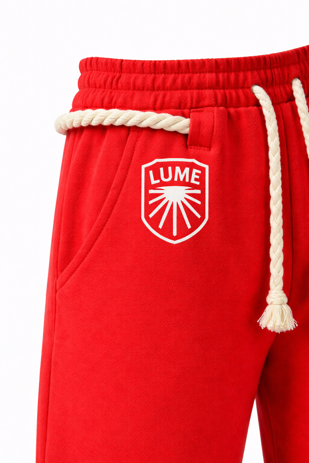 LUME Series 7 Wide-Leg Pants  Red
